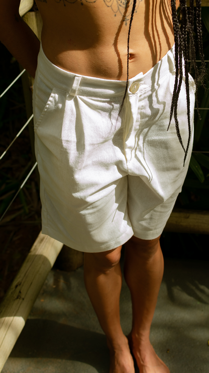 Bermuda LongLine Pantalona Linho | Cor Sal