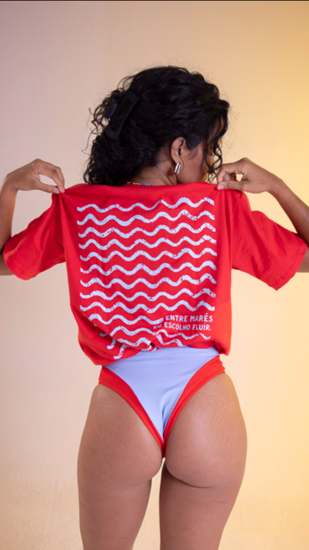 Camiseta Oversized Fluir | Cor Marieta