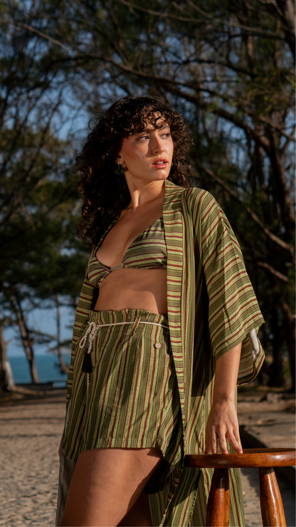 Short V | Print Miçangas Geraldina