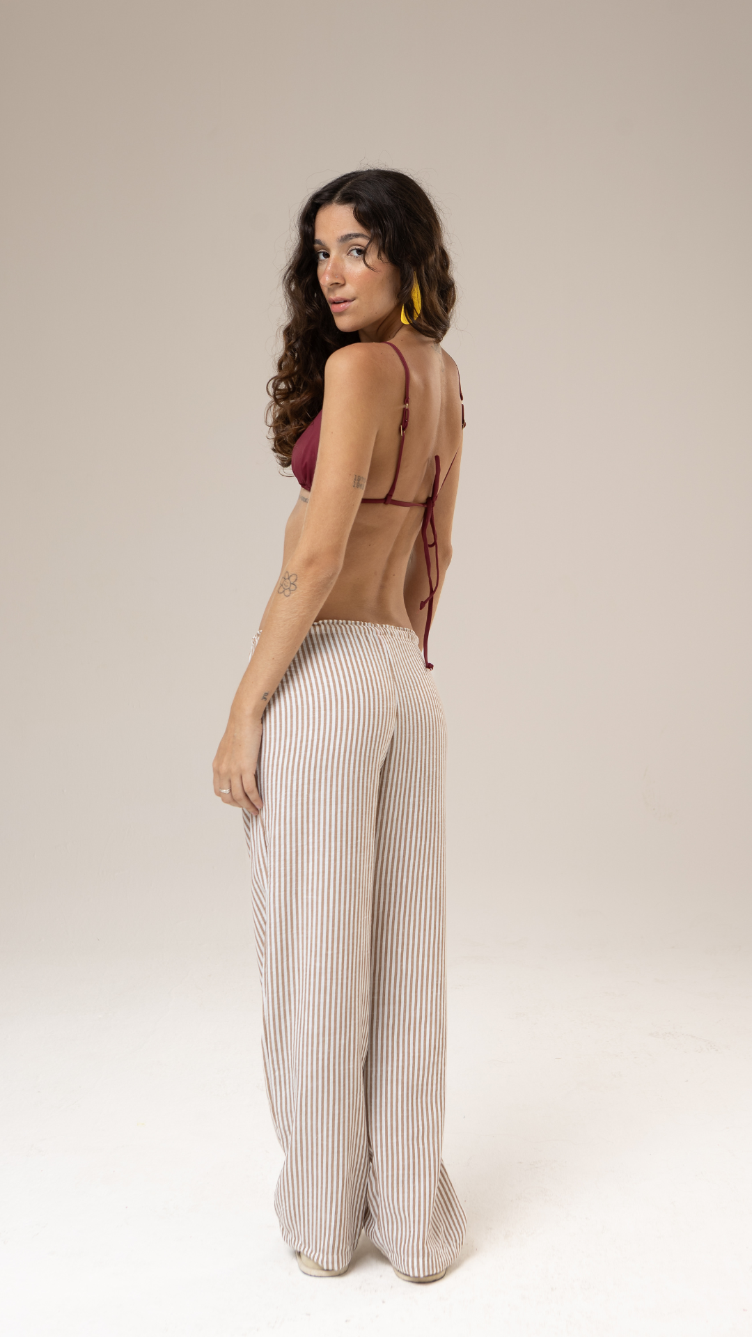 Calça Mari Mari Linho | Cor Rapadura