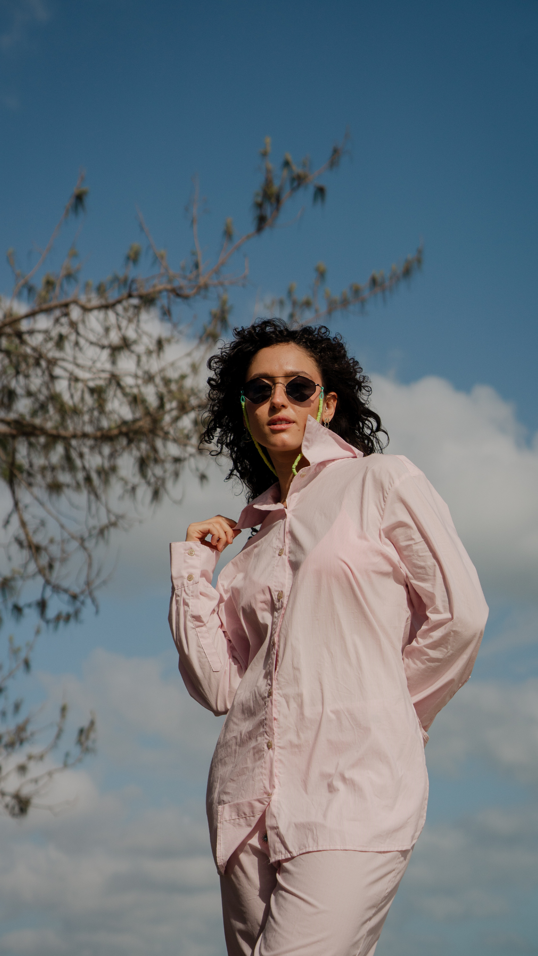 Camisa Sasha Tricoline | Cor Verão Solar
