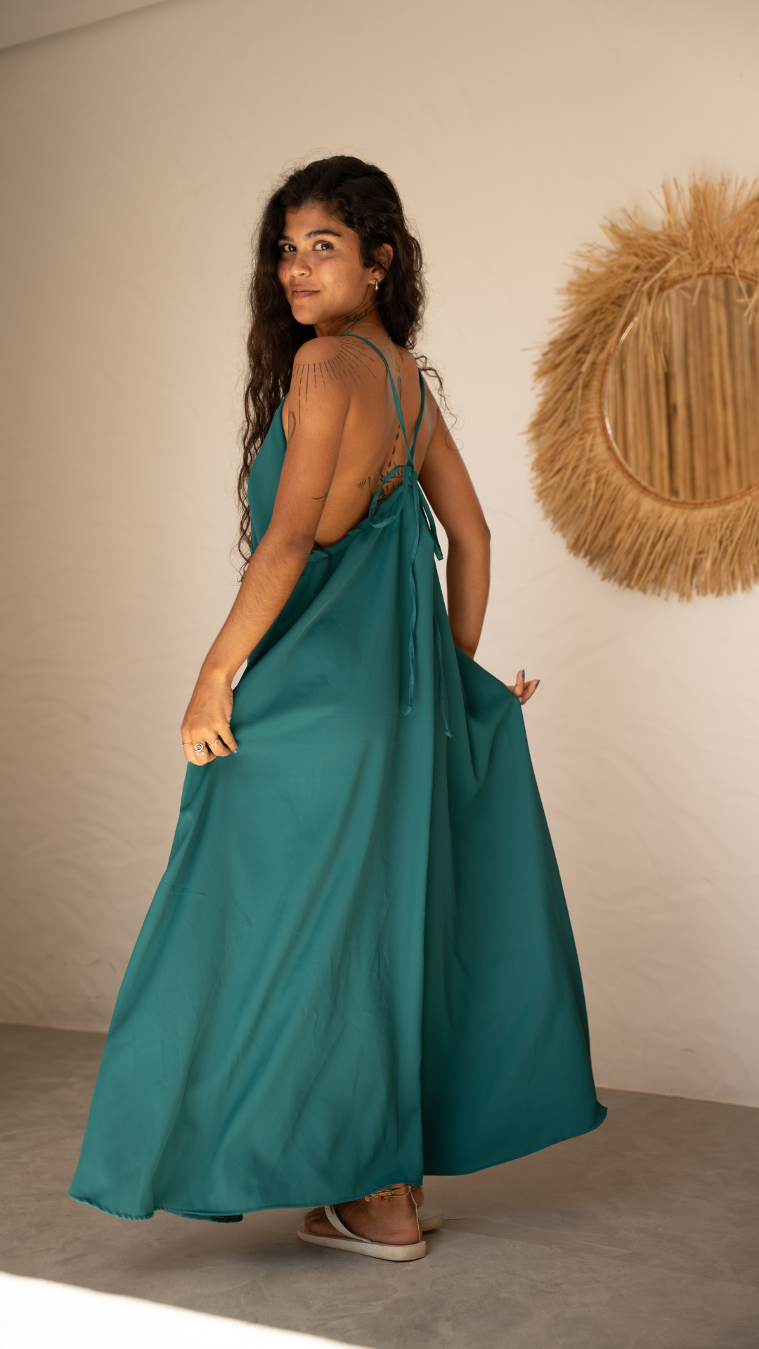 Vestido Buho | Cor Amarante