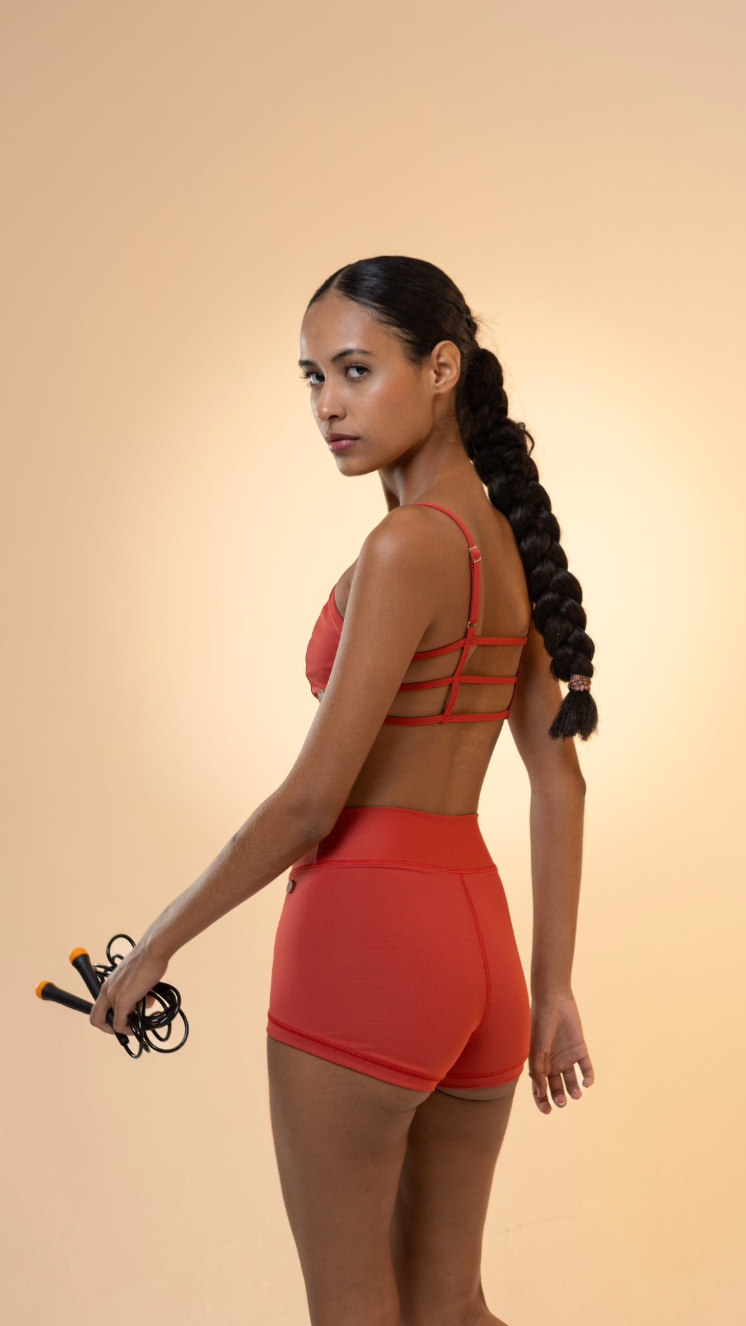 Mini Short Power Flex | Cor Argila