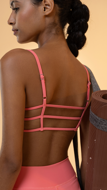 Top New Tiras Power Flex | Cor Coral