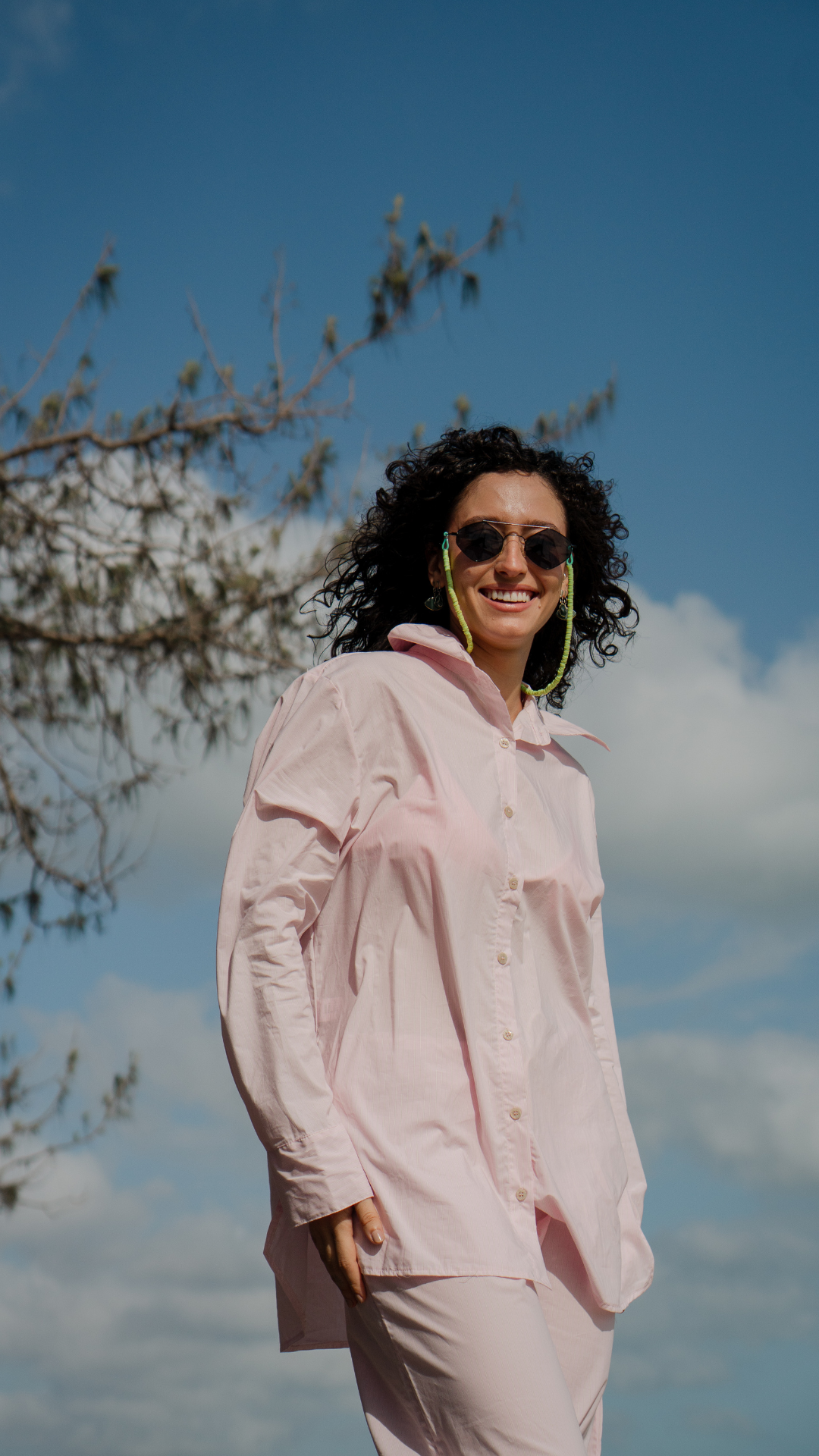 Camisa Sasha Tricoline | Cor Verão Solar
