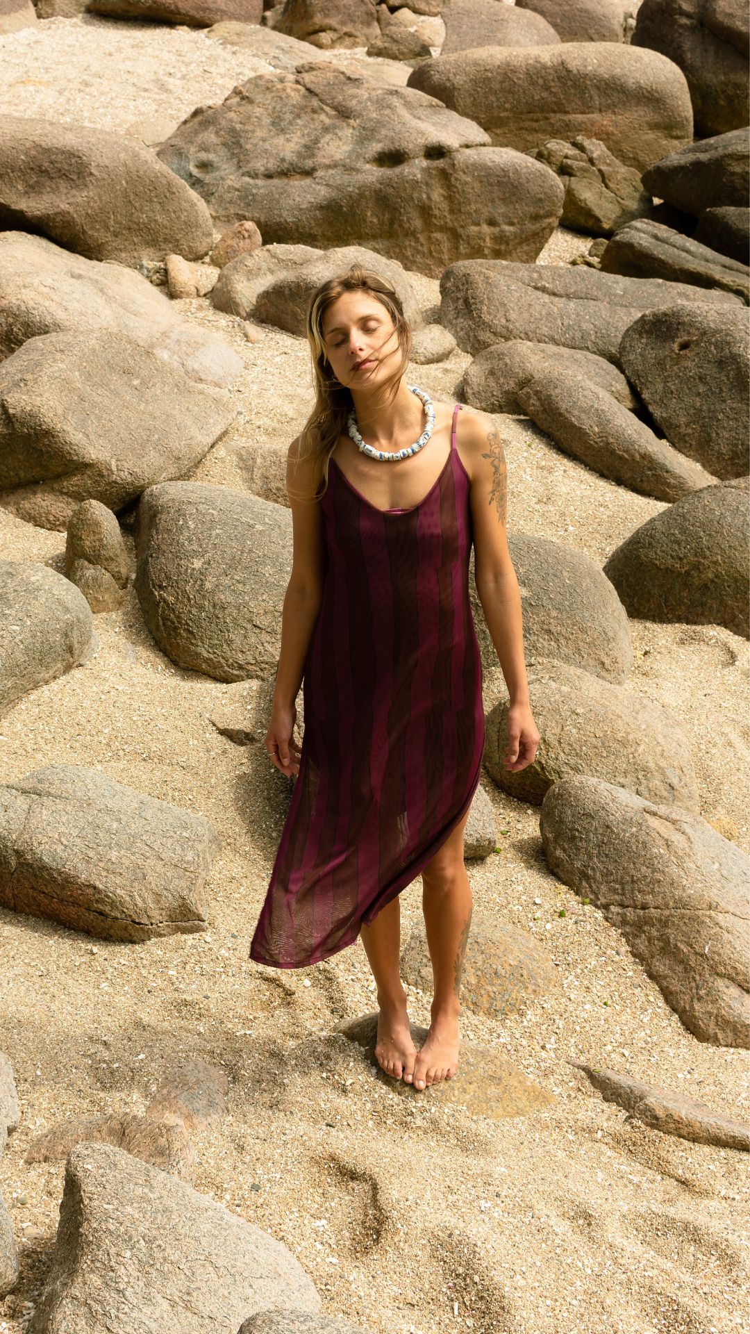 Vestido Midi Tule | Print Danço com a Brisa