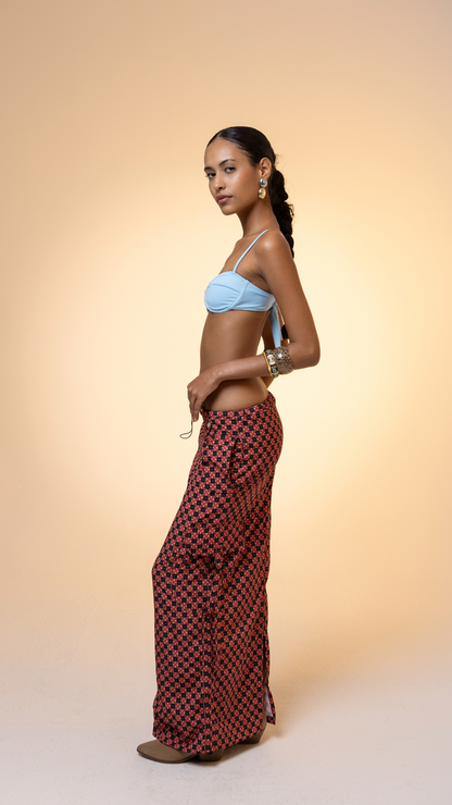 Saia Longa Cargo Aqualeve | Print Flor do Amarante